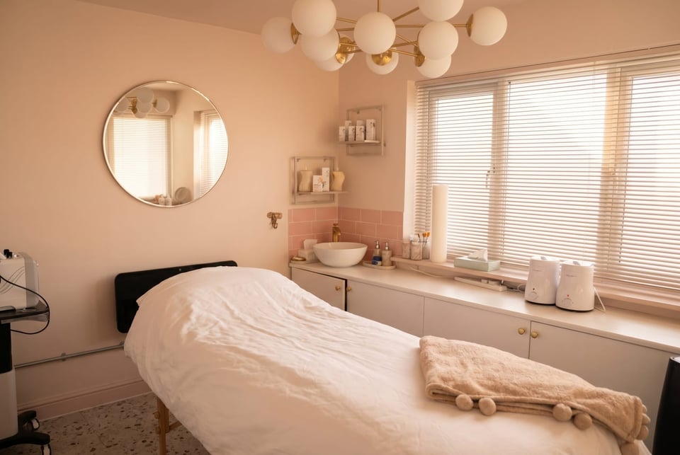 Waxing & massage room at Nu Beauty Haverhill